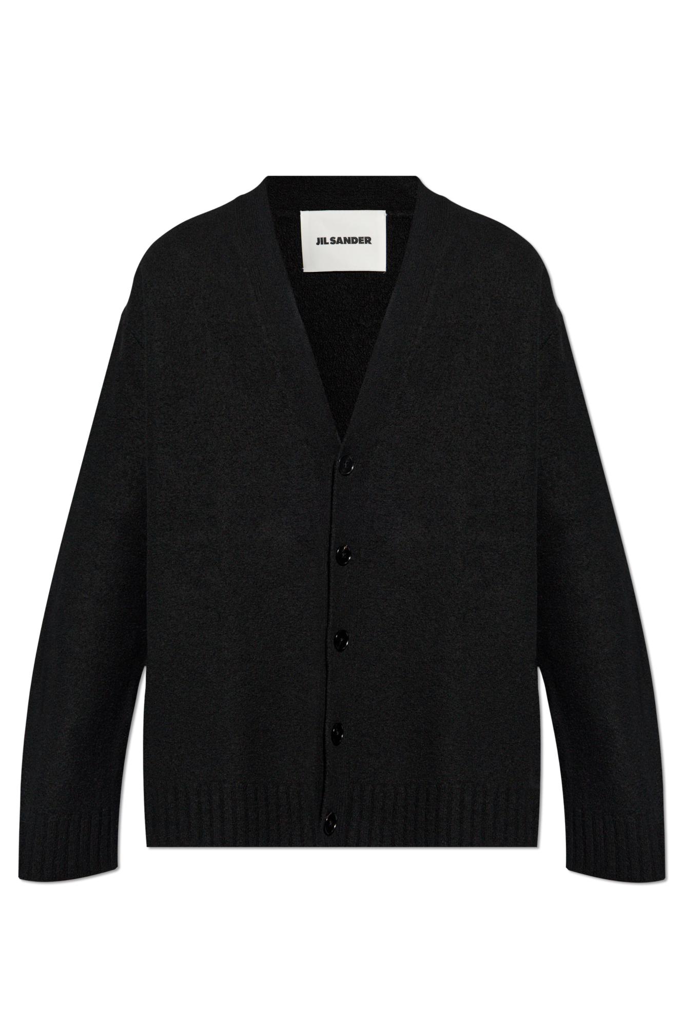 Black Wool cardigan JIL SANDER - Vitkac DO